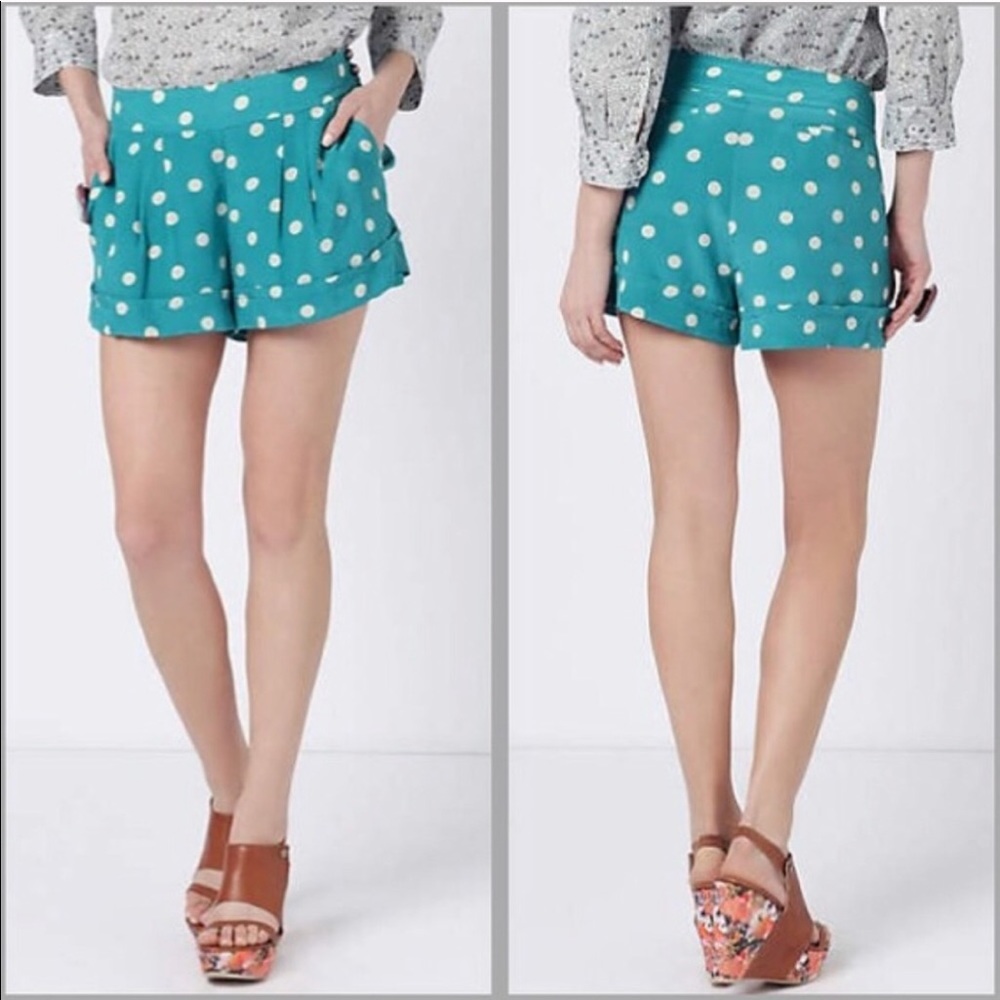Anthropologie Dotty Shorts - Picture 1 of 3